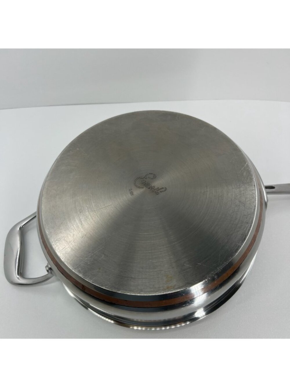 Emeril 3qt Sauté Pan Stainless Steel Copper Band Skillet Helper Handle 10.5 Inch - Picture 12 of 16